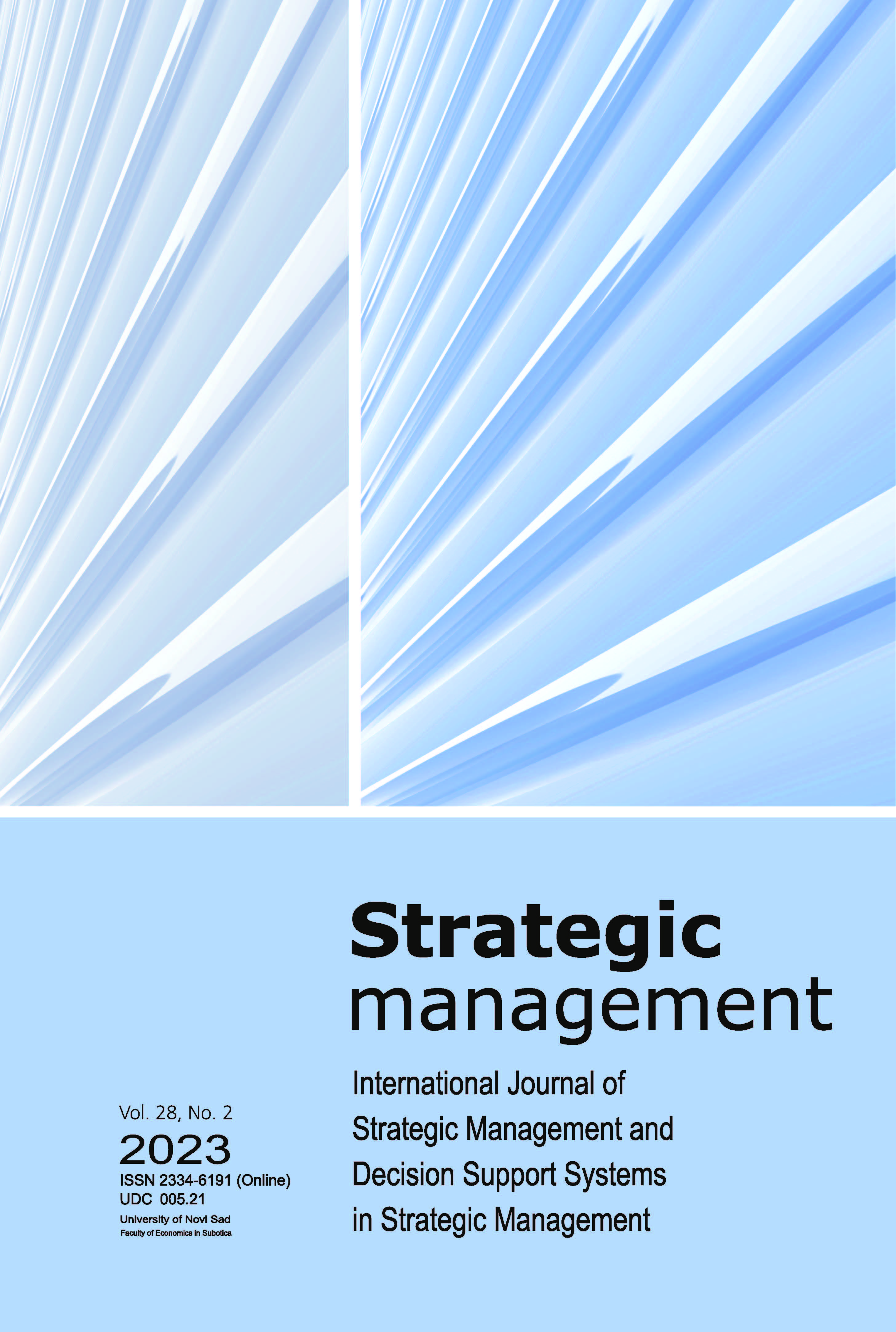 					View Vol. 28 No. 2 (2023): Strategic Management
				