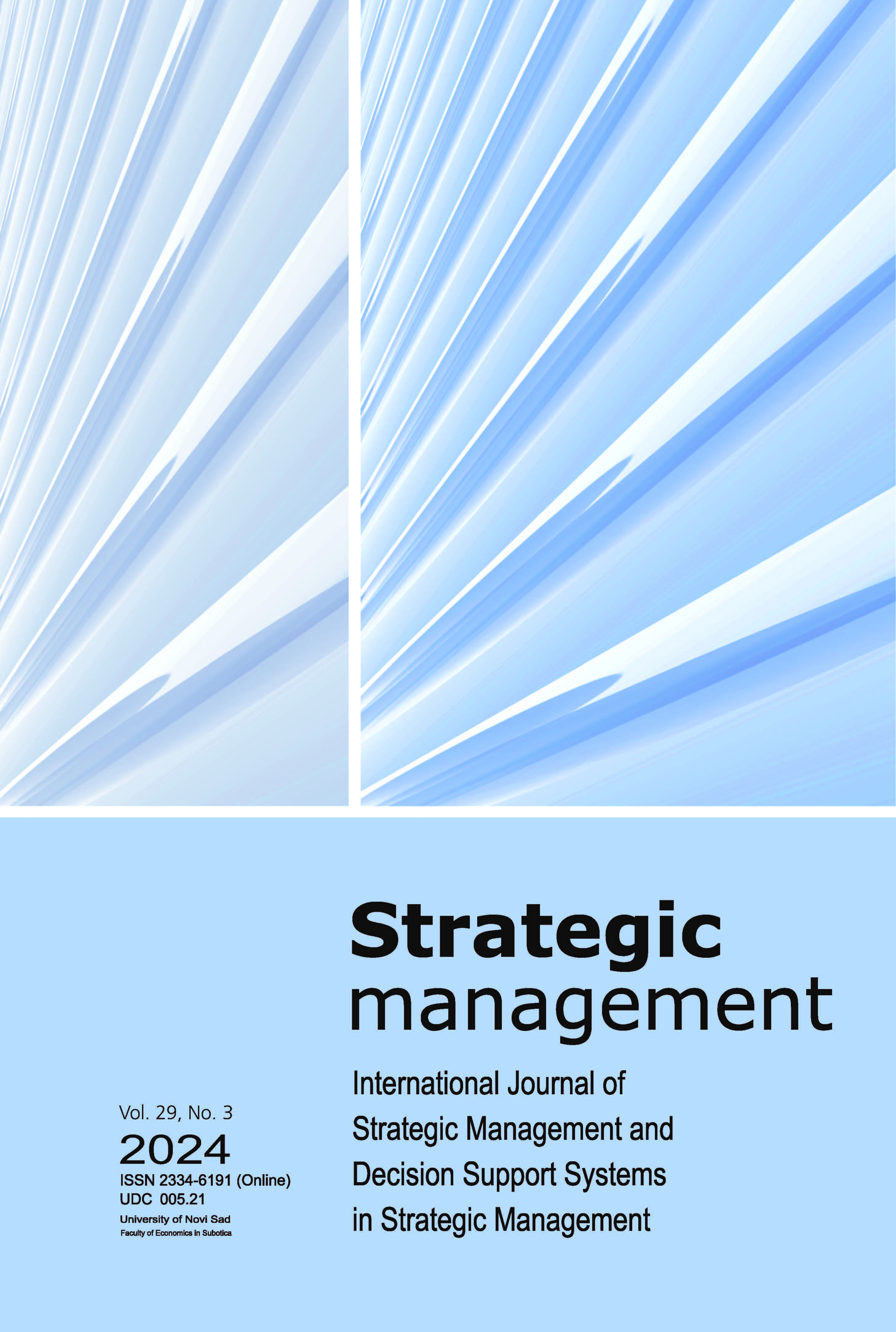 					View Vol. 29 No. 3 (2024): Strategic Management
				