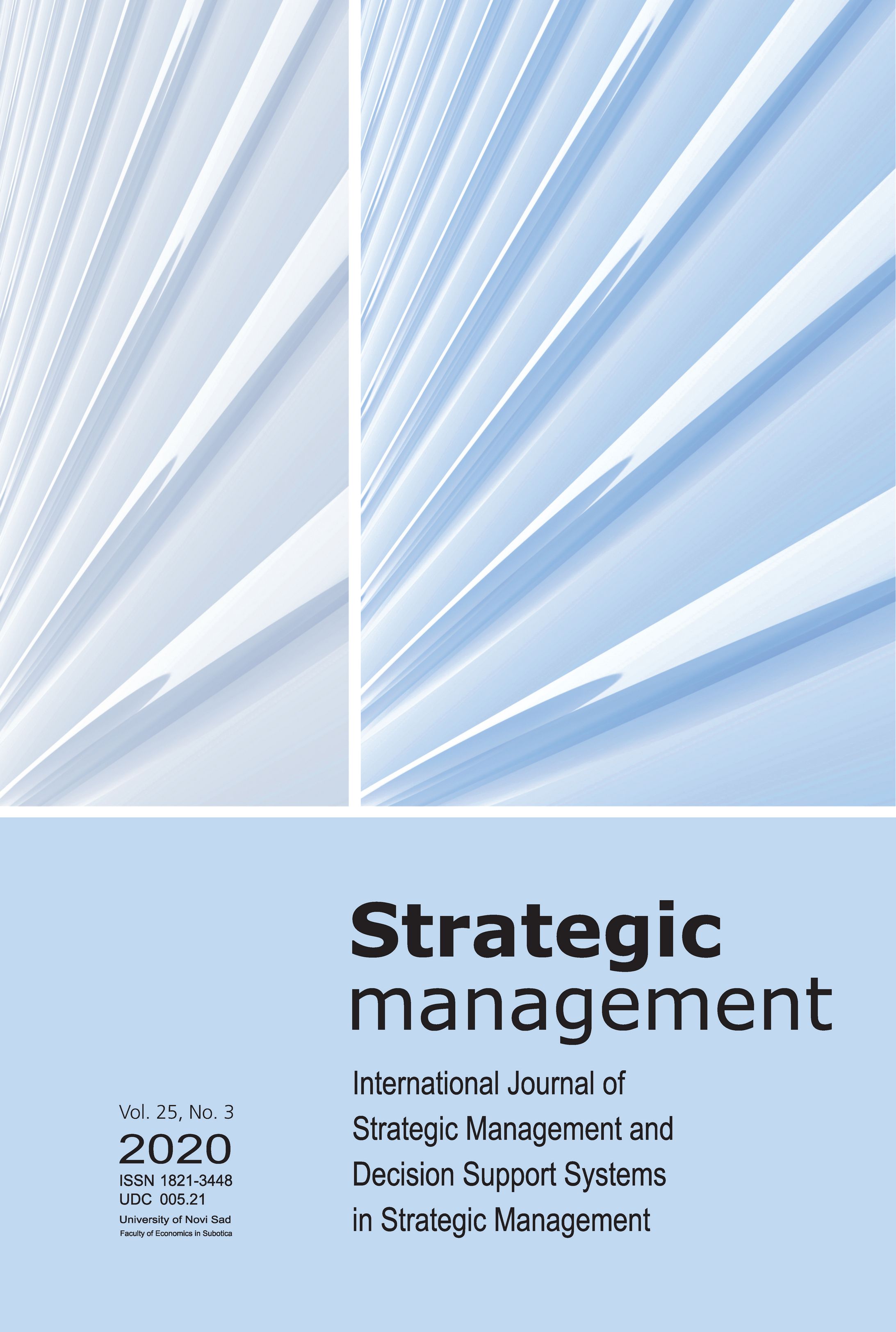 Vol 25 No 3 2020 Strategic Management Strategic Management 